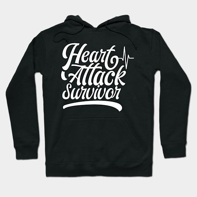 Surviving Survived Cardiac Heart Attack Survivor Failure Hoodie by dr3shirts